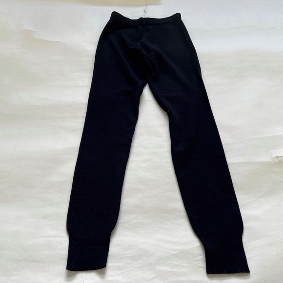 Knit Sweater Pants Joggers High Waist Ribbed Ankle Australian Wool - Picture 1 of 10